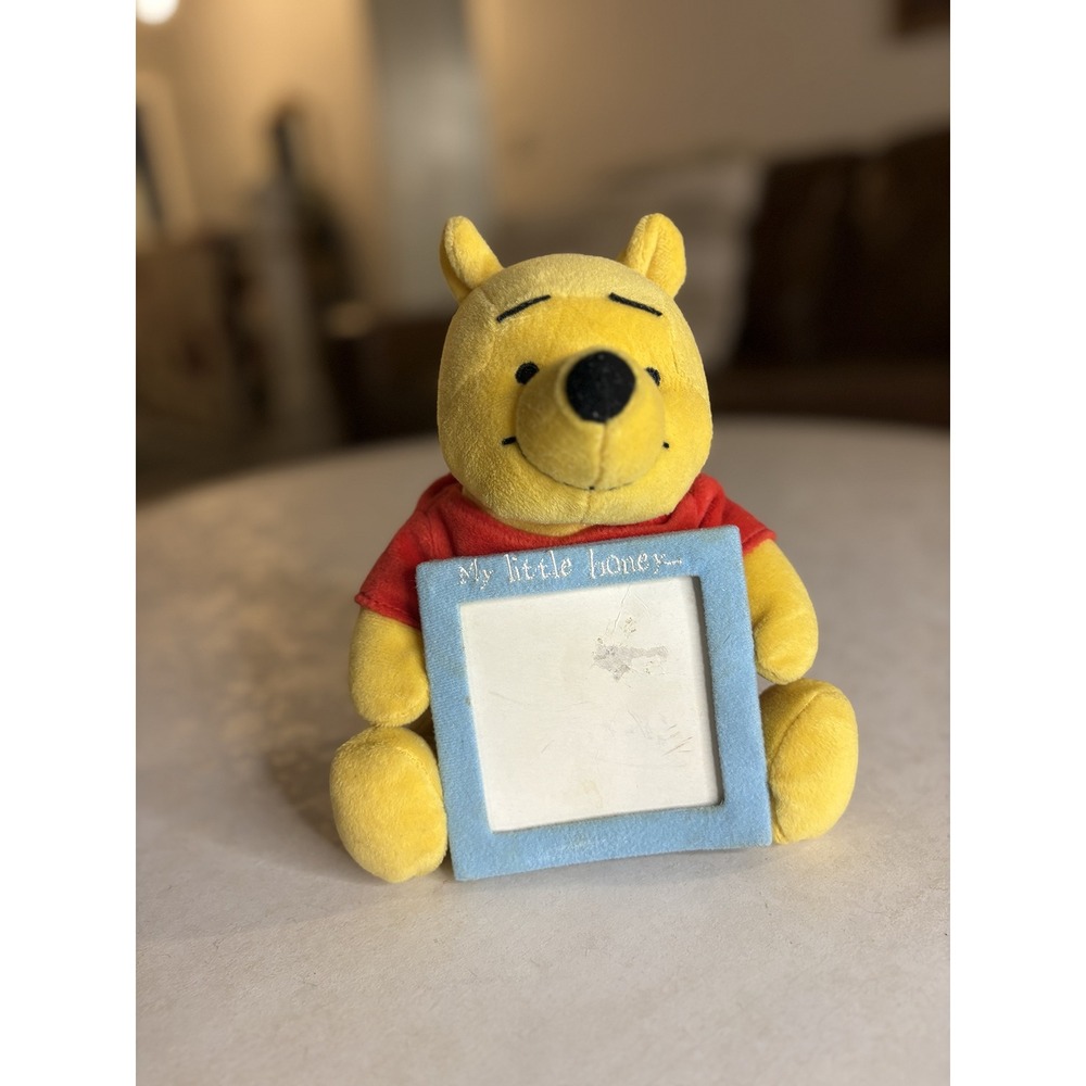Disney Winnie the Pooh Musical Plush Picture Frame My Little Honey Dolly Inc 9in